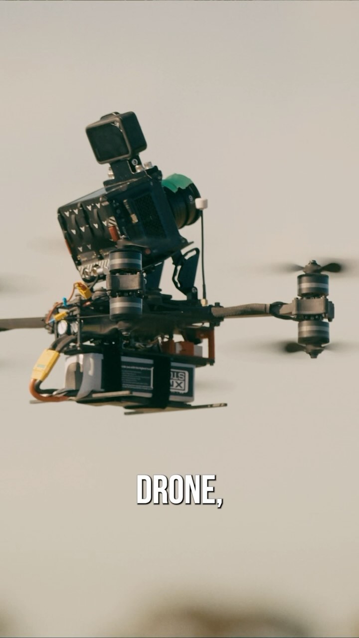Drone flight creative work